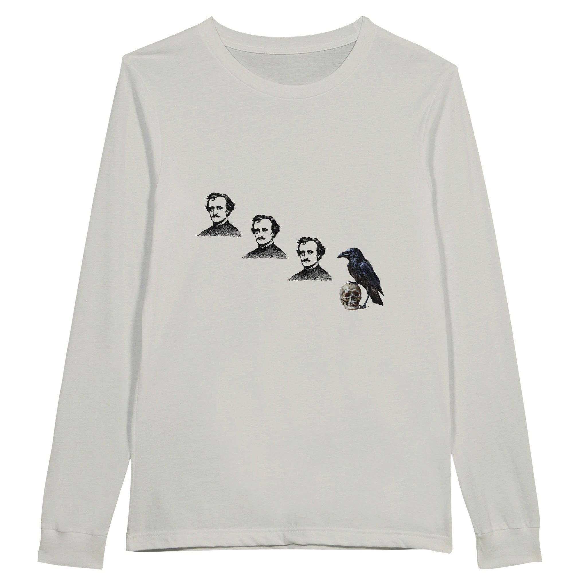Poe, Poe, Poe, Crow Premium Unisex Longsleeve T-shirt - Rowantree Clothing