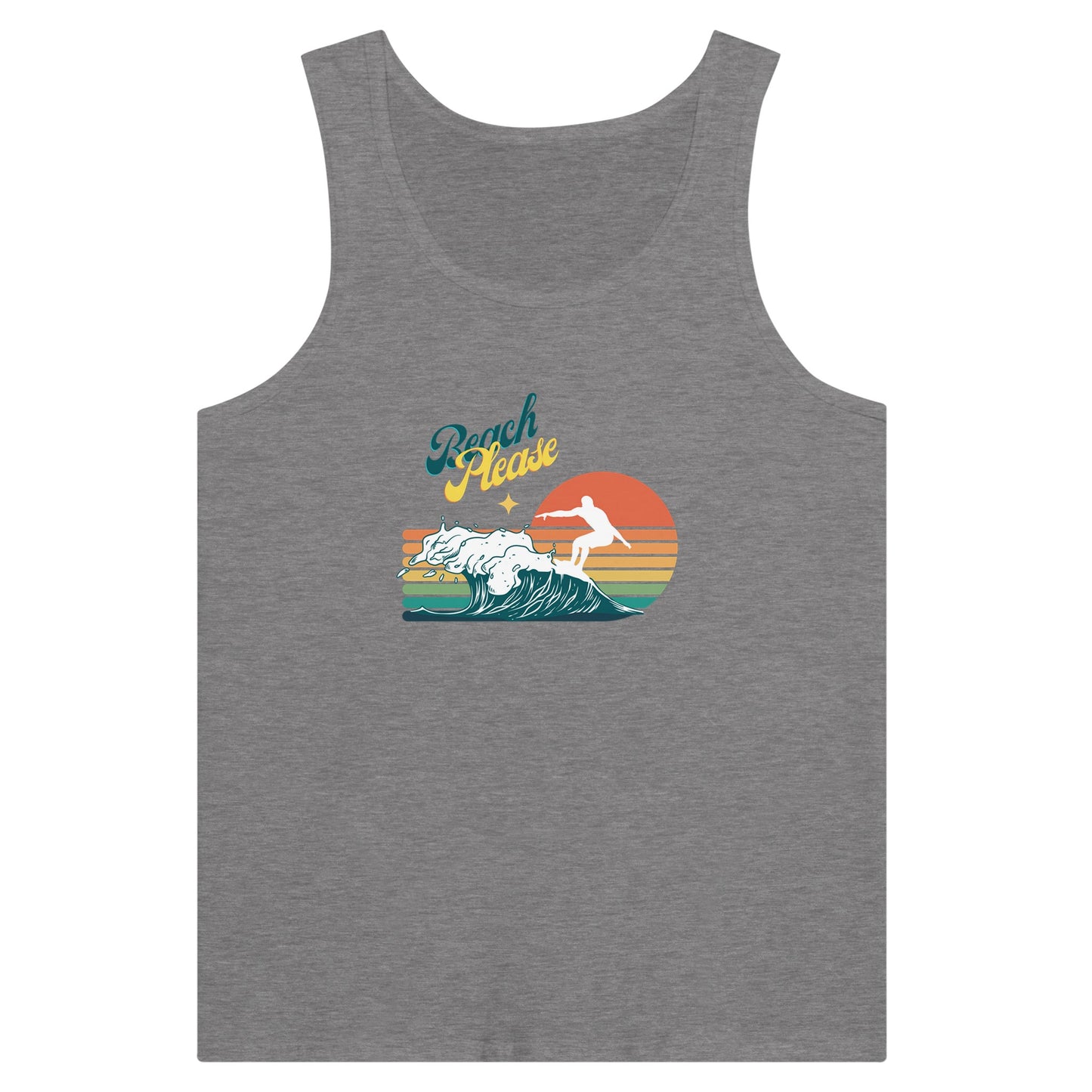 Beach Please Premium Unisex Tank Top - Rowantree Clothing and Accessories Inc