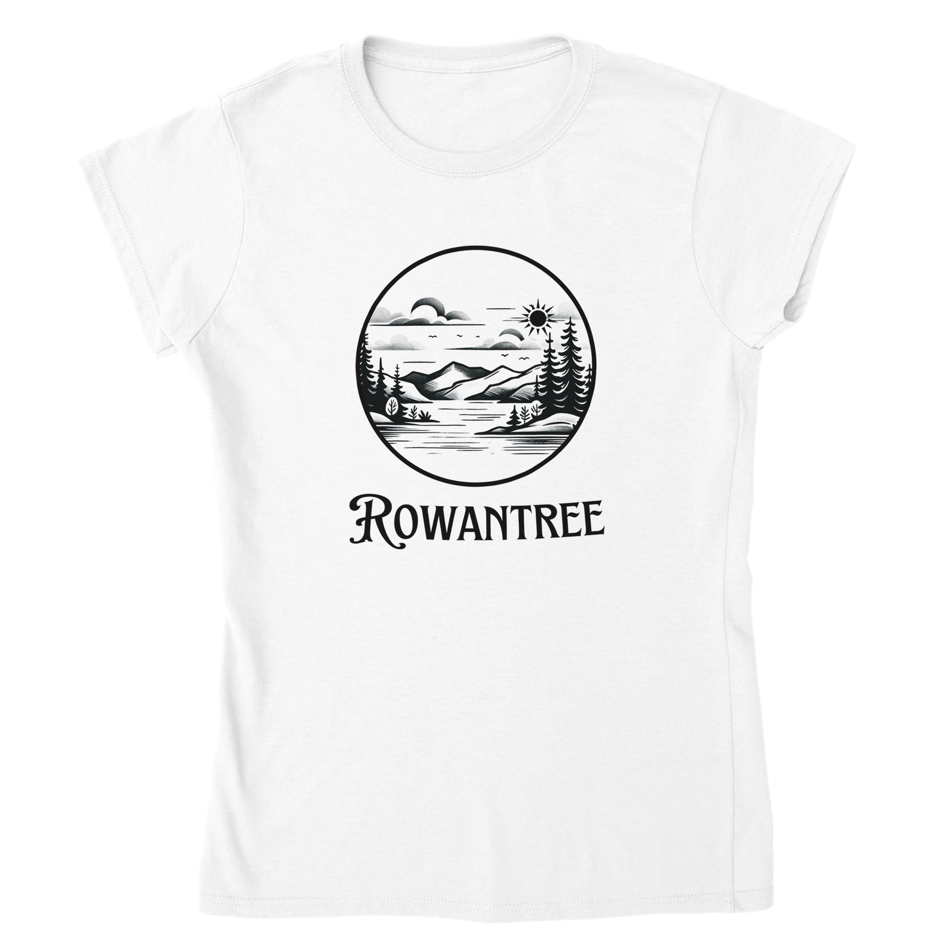 Classic Womens Crewneck T-shirt - Rowantree Clothing and Accessories Inc