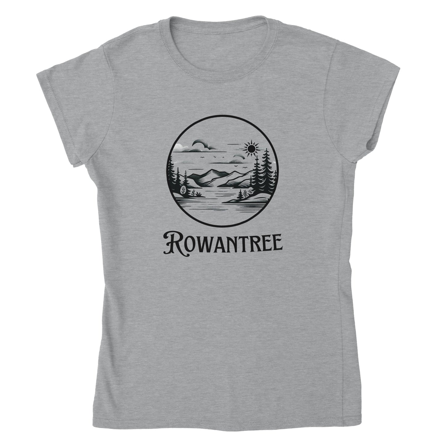 Classic Womens Crewneck T-shirt - Rowantree Clothing and Accessories Inc