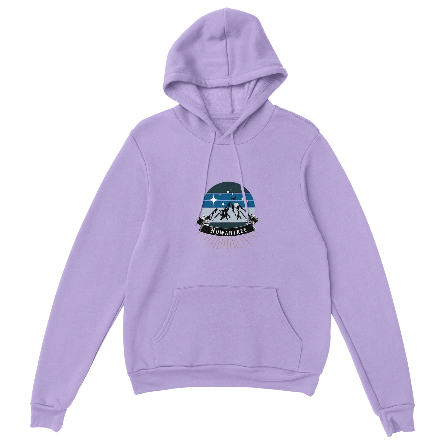 Rowantree Mountains Classic Unisex Pullover Hoodie - Rowantree Clothing and Accessories Inc