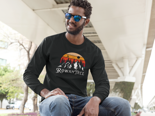 Rowantree Mountains Classic Unisex Longsleeve T - Rowantree Clothing 