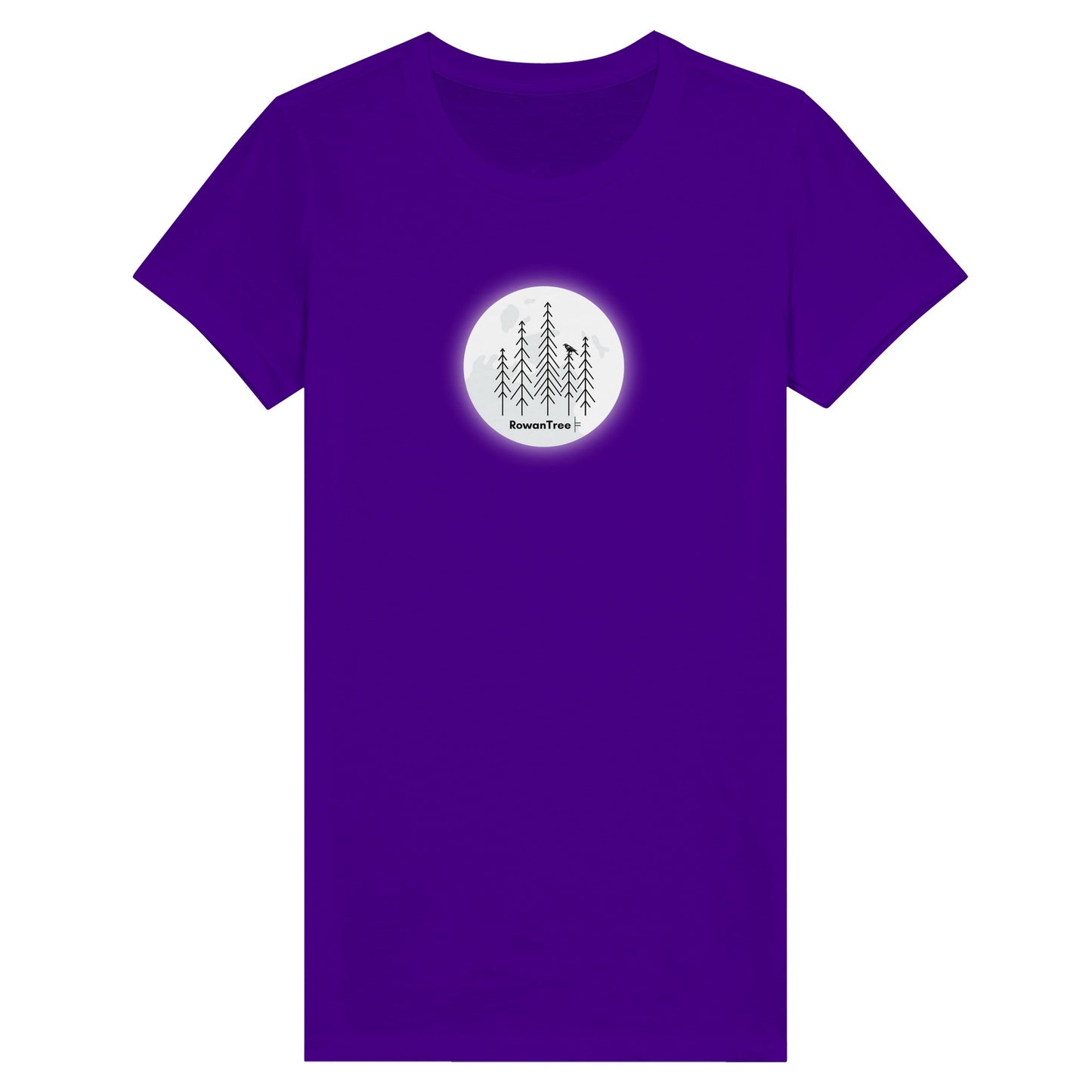 In the moonlight Premium Womens Crewneck T-shirt - Rowantree Clothing and Accessories Inc