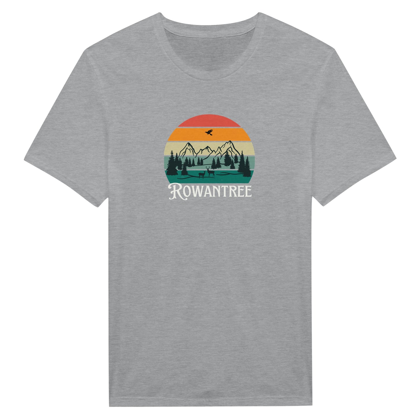 Rowantree Retro Classic Unisex Crewneck T-shirt - Rowantree Clothing and Accessories Inc