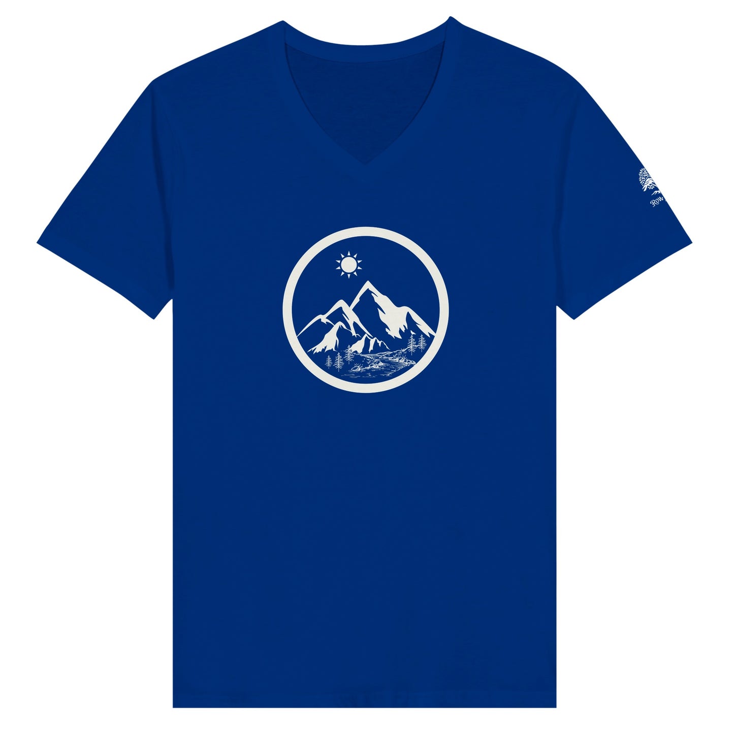 Life In the Mountains  Premium  Unisex V-Neck T-shirt - Rowantree Clothing and Accessories Inc