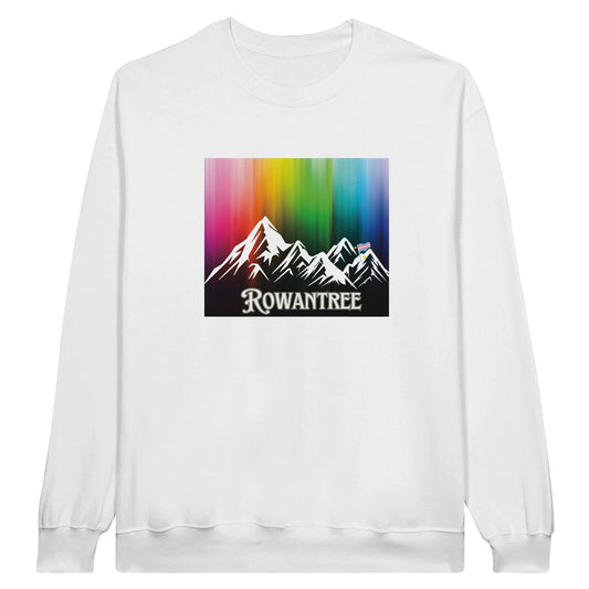 Pride Mountains Classic Unisex Crewneck Sweatshirt - Rowantree Clothing and Accessories Inc