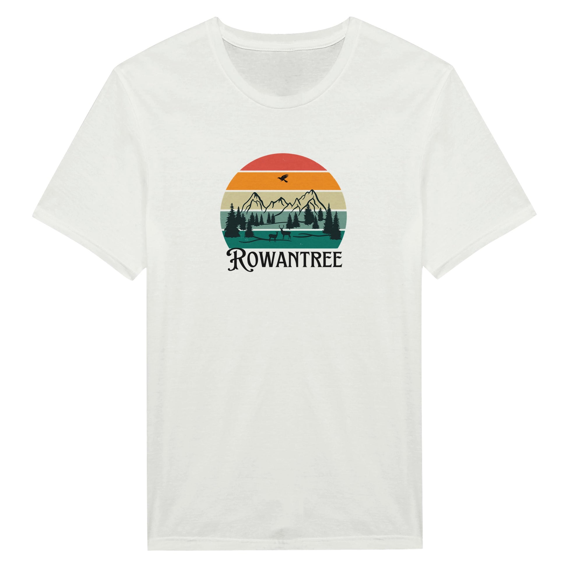 Rowantree Retro Classic Unisex Crewneck T-shirt - Rowantree Clothing and Accessories Inc