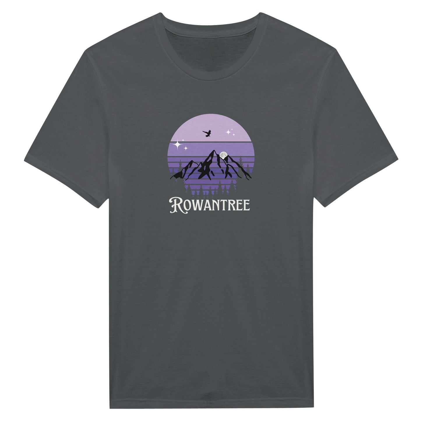 Amethyst Mountains Unisex Crewneck T-shirt - Rowantree Clothing and Accessories Inc