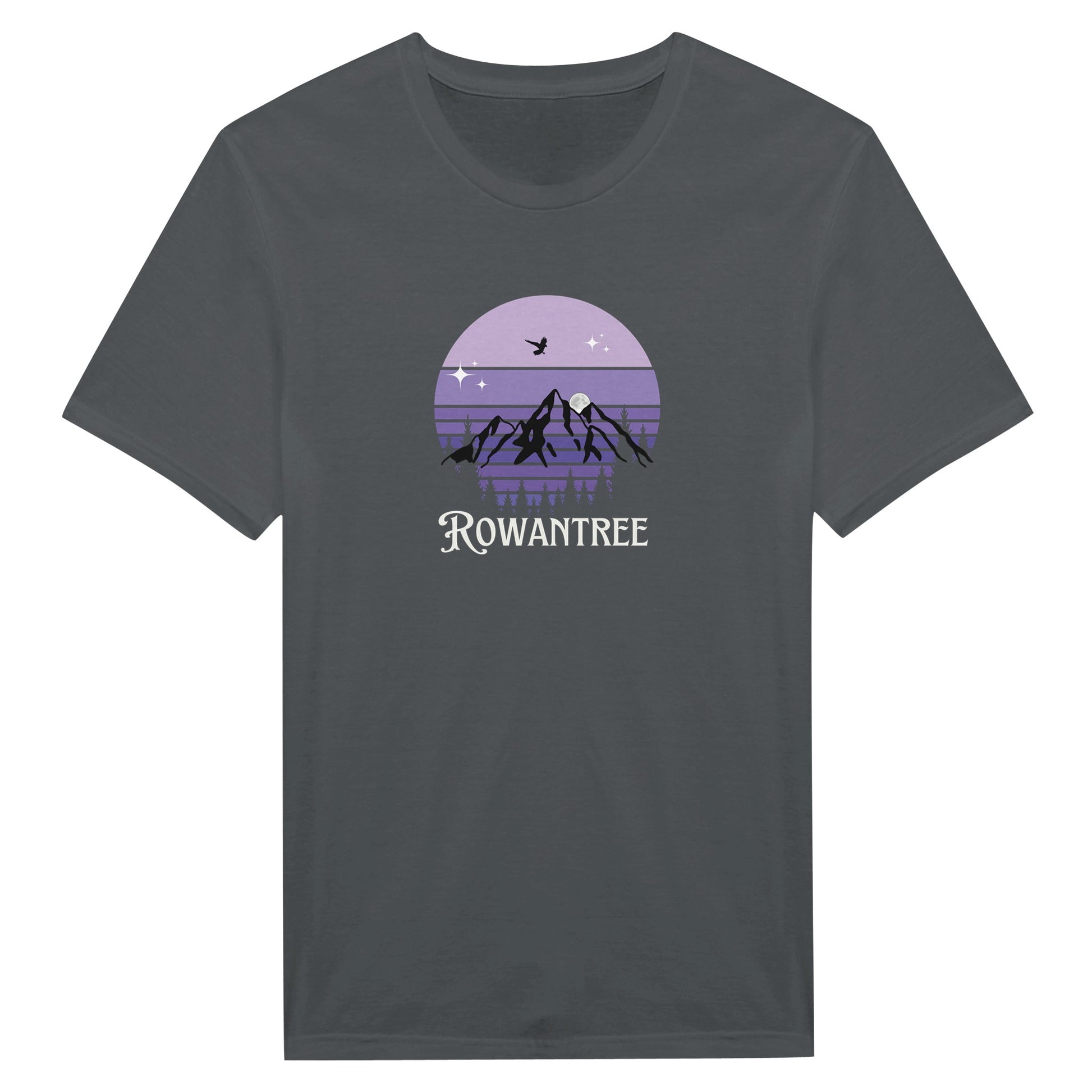 Amethyst Mountains Unisex Crewneck T-shirt - Rowantree Clothing and Accessories Inc