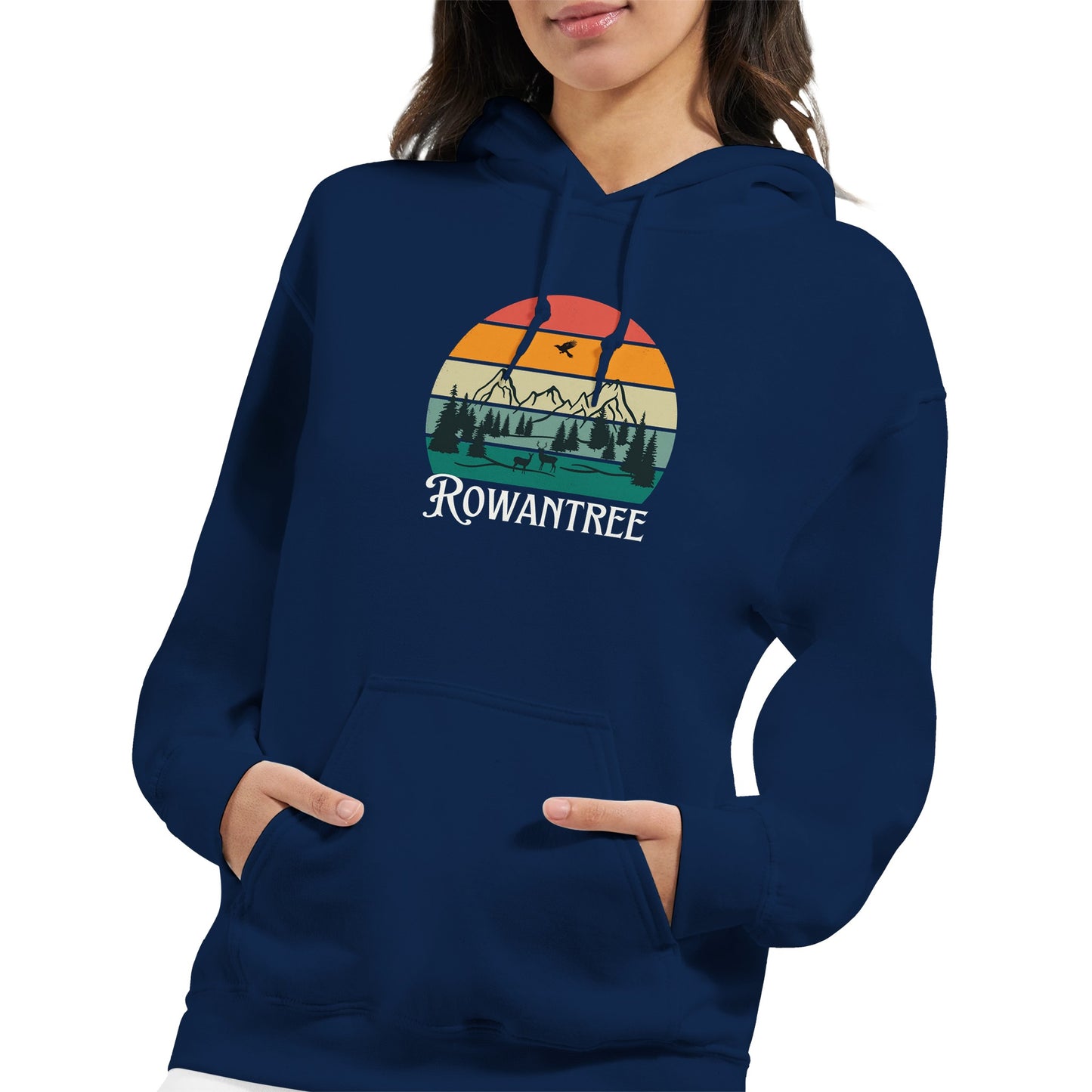 Classic Unisex Pullover Hoodie - Rowantree Clothing and Accessories Inc