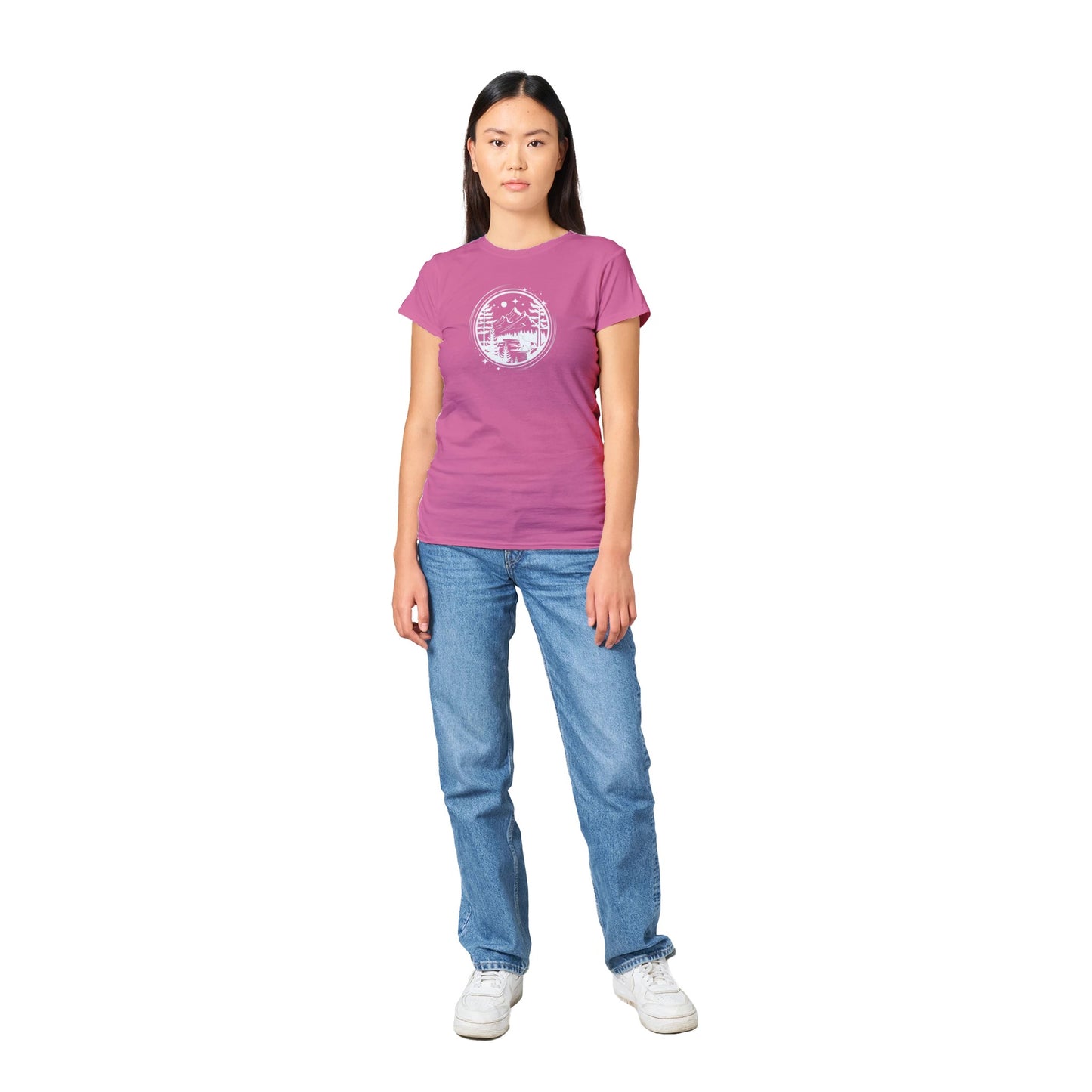 Classic Womens Crewneck T-shirt - Rowantree Clothing and Accessories Inc