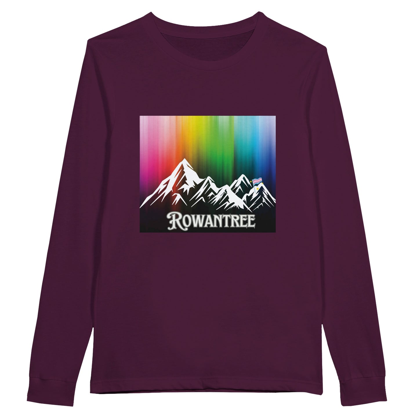 Pride Mountains Premium Unisex Longsleeve T-shirt - Rowantree Clothing and Accessories Inc