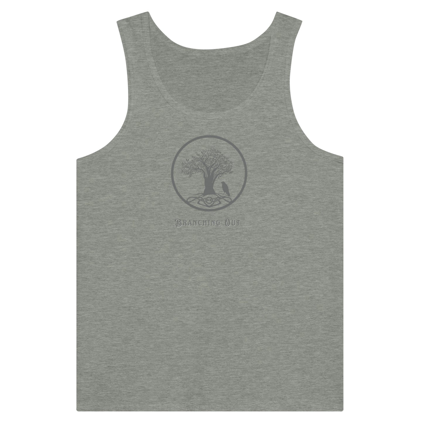 Branching Out Premium Unisex Tank Top - Rowantree Clothing and Accessories Inc