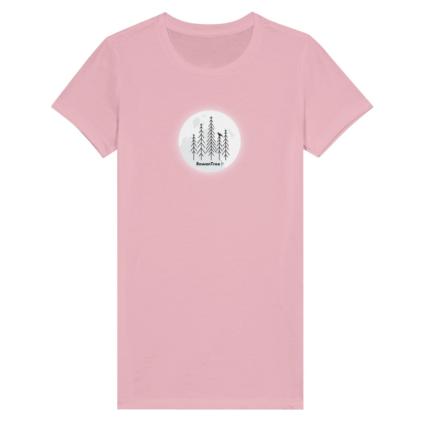 In the moonlight Premium Womens Crewneck T-shirt - Rowantree Clothing and Accessories Inc