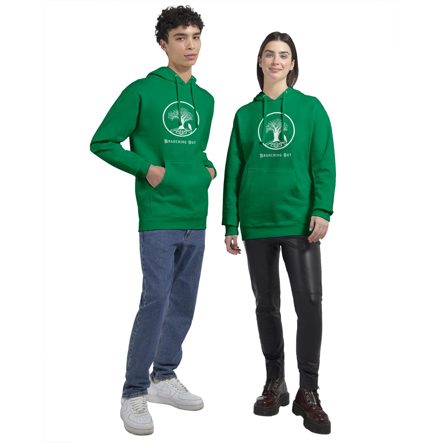 Branching Out Premium Unisex Pullover Hoodie - Rowantree Clothing and Accessories Inc