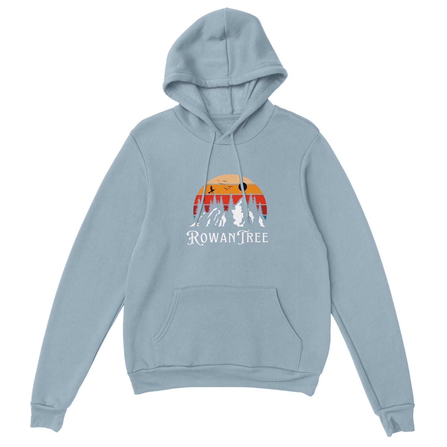 Rowantree Mountains Classic Unisex Pullover Hoodie - Rowantree Clothing and Accessories Inc