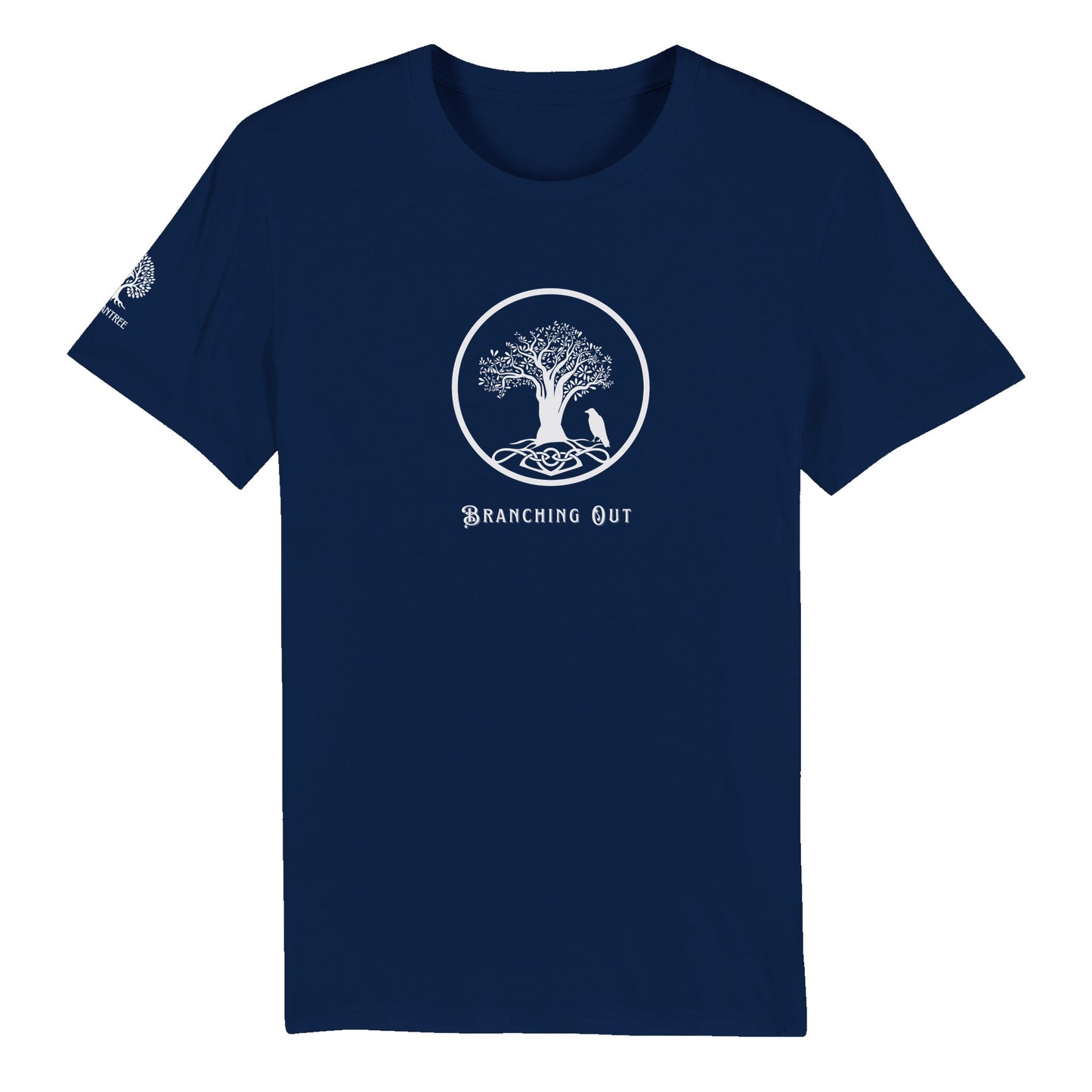 Branching Out Organic Unisex Crewneck T-shirt - Rowantree Clothing and Accessories Inc