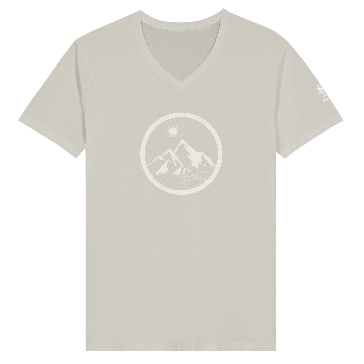 Life In the Mountains  Premium  Unisex V-Neck T-shirt - Rowantree Clothing and Accessories Inc