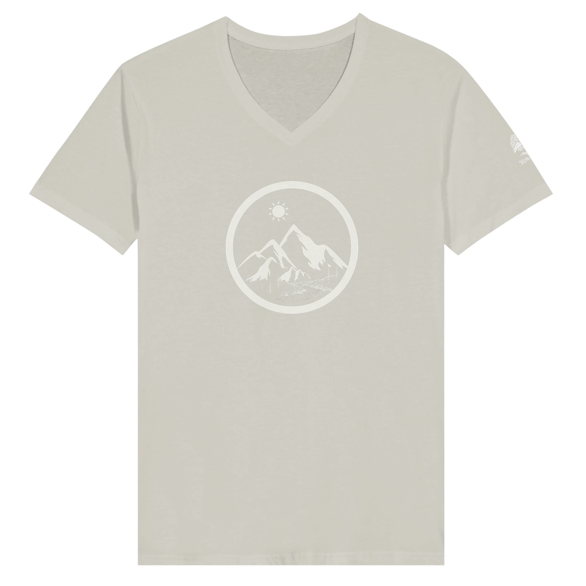 Life In the Mountains  Premium  Unisex V-Neck T-shirt - Rowantree Clothing and Accessories Inc