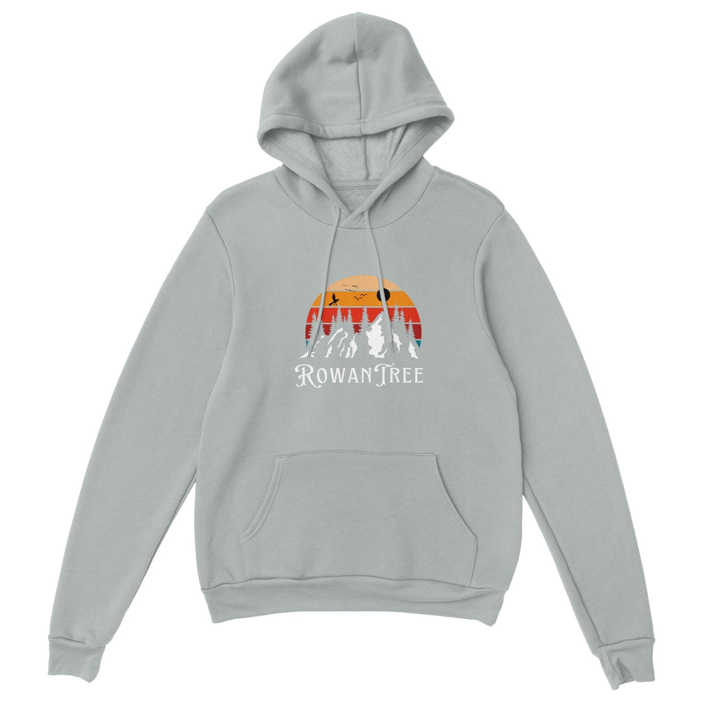 Rowantree Mountains Classic Unisex Pullover Hoodie - Rowantree Clothing and Accessories Inc