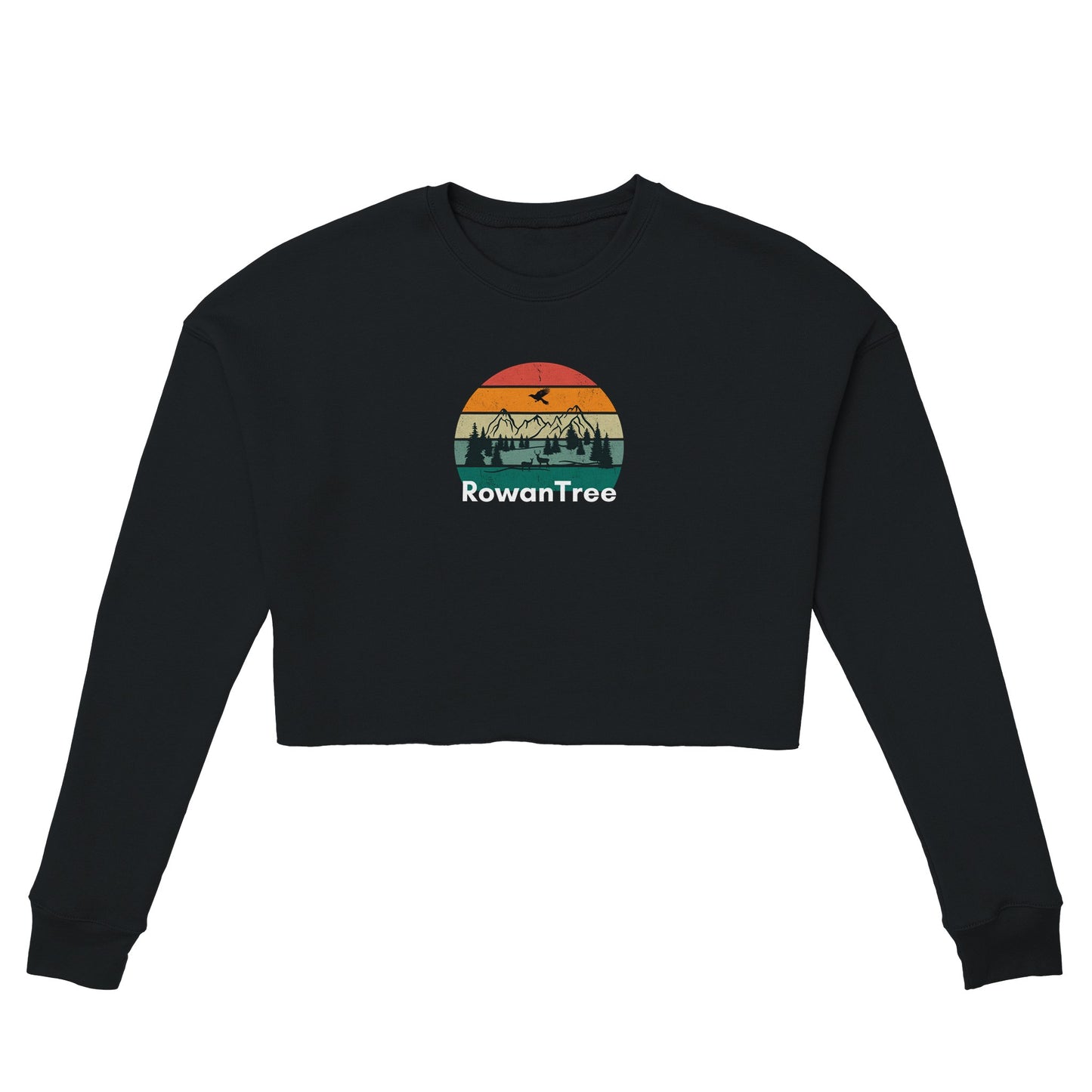 Women's Cropped Sweatshirt | Bella + Canvas 7503 - Rowantree Clothing and Accessories Inc