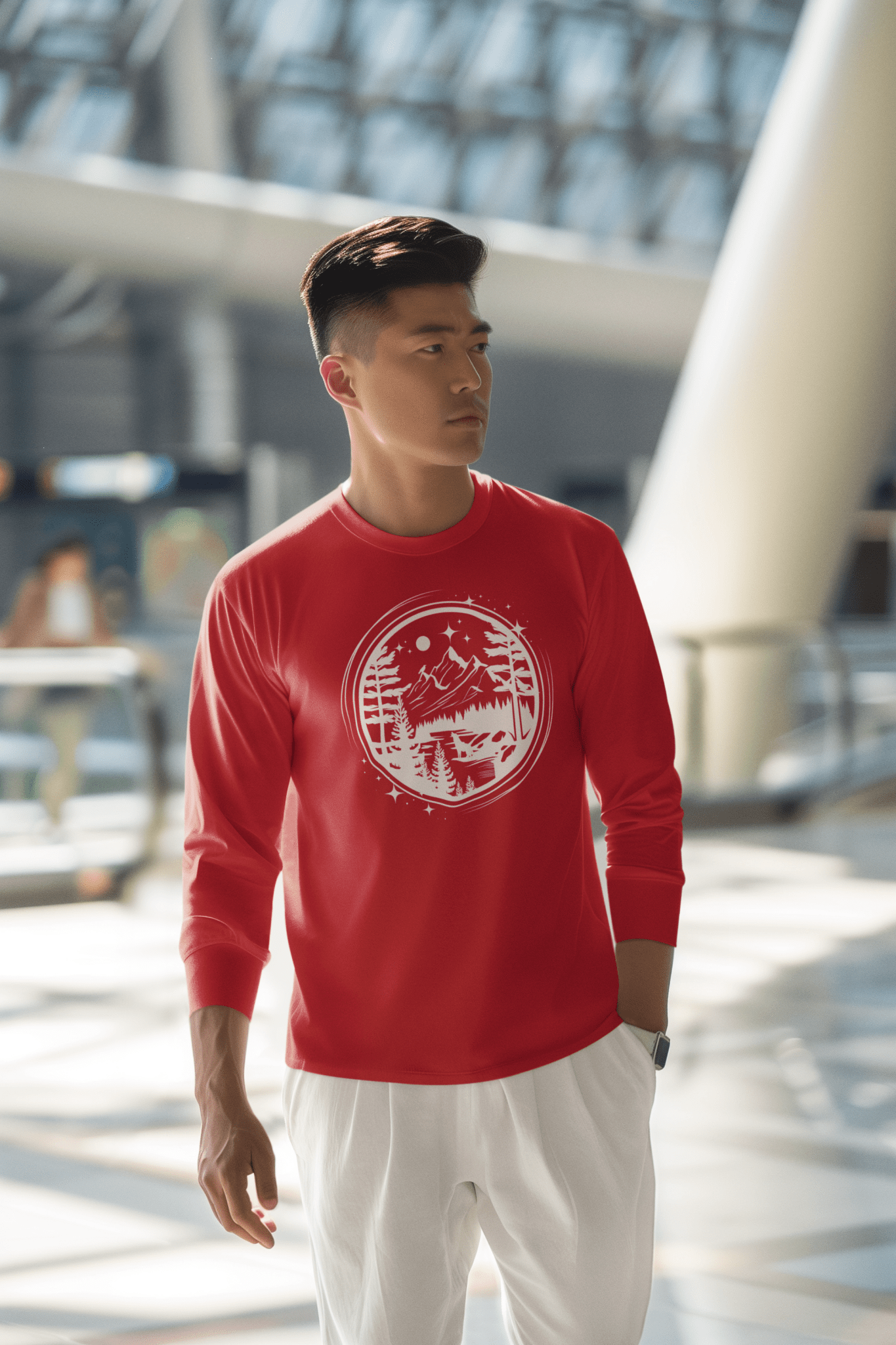 Adventure Awaits Long Sleeve Unisex Tee - Rowantree Clothing