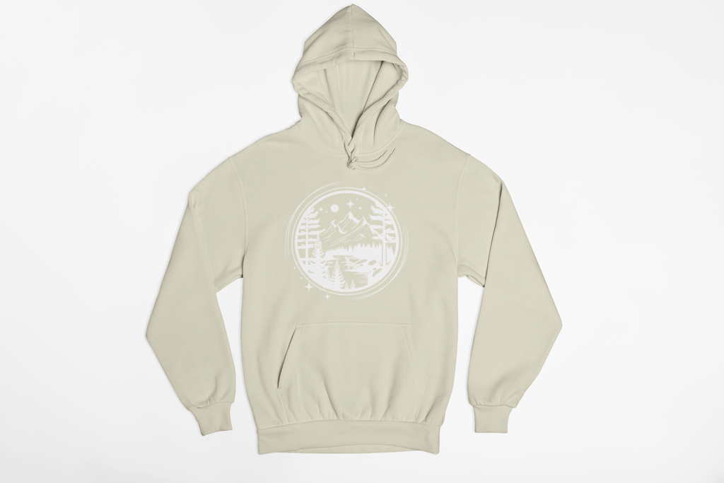 Adventure Awaits Nature Inspired Unisex Pullover Hoodie - Rowantree Clothing
