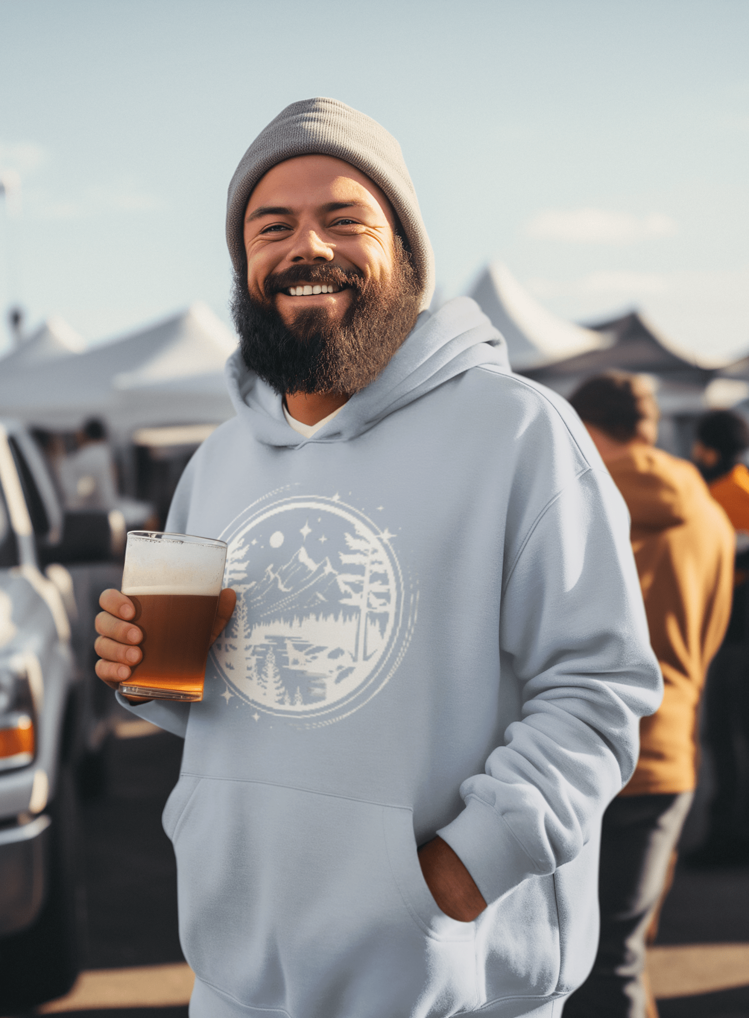 Adventure Awaits Nature Inspired Unisex Pullover Hoodie - Rowantree Clothing