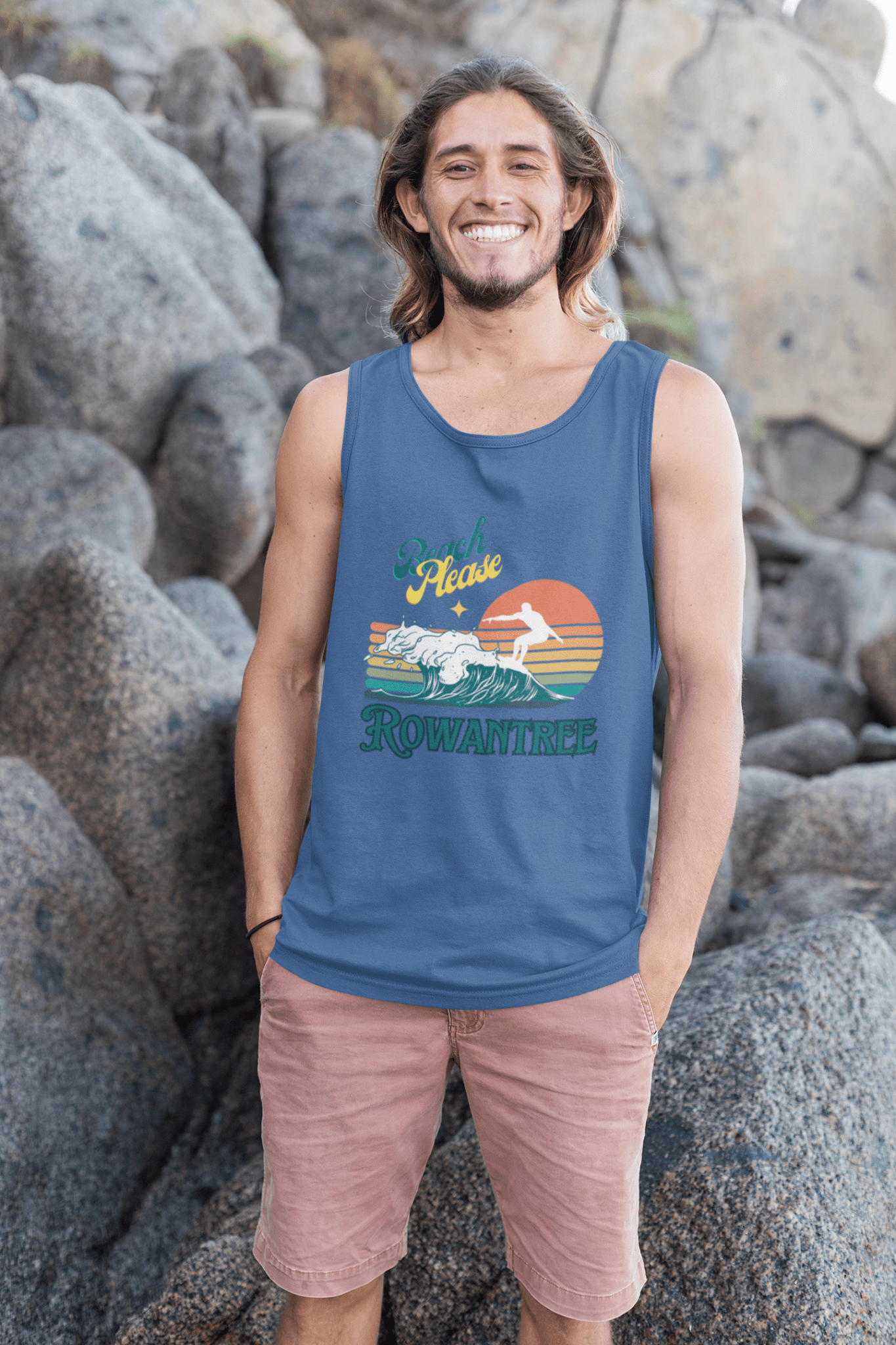 Beach Please Tank Top - Rowantree Clothing