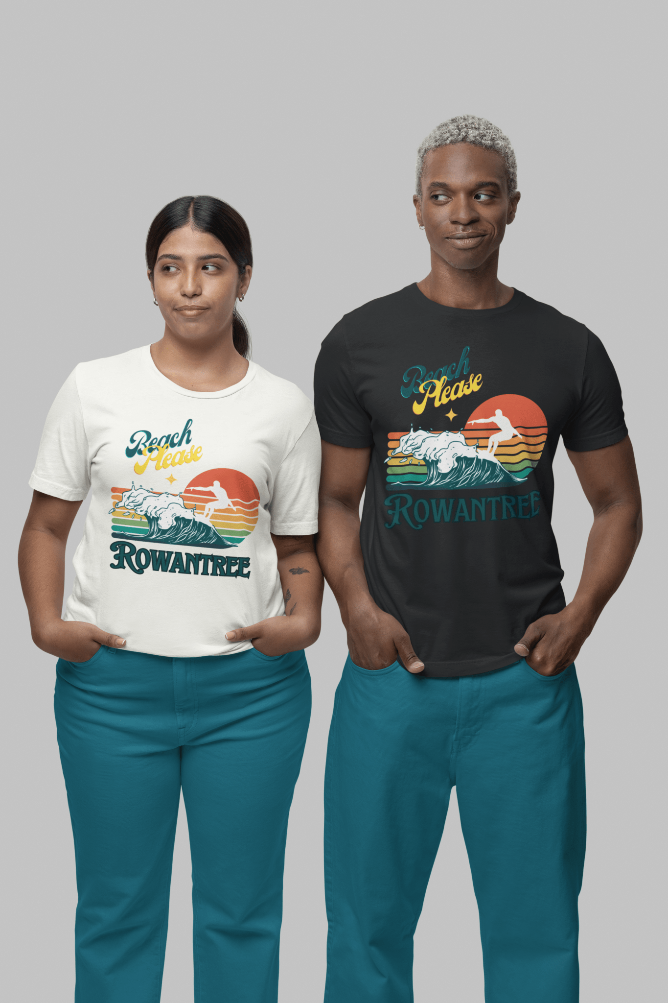 Beach Please Unisex Tee Rowantree - Rowantree Clothing