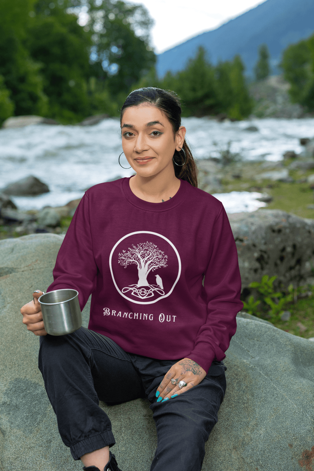 Branching Out Unisex Crewneck Sweatshirt - Rowantree Clothing