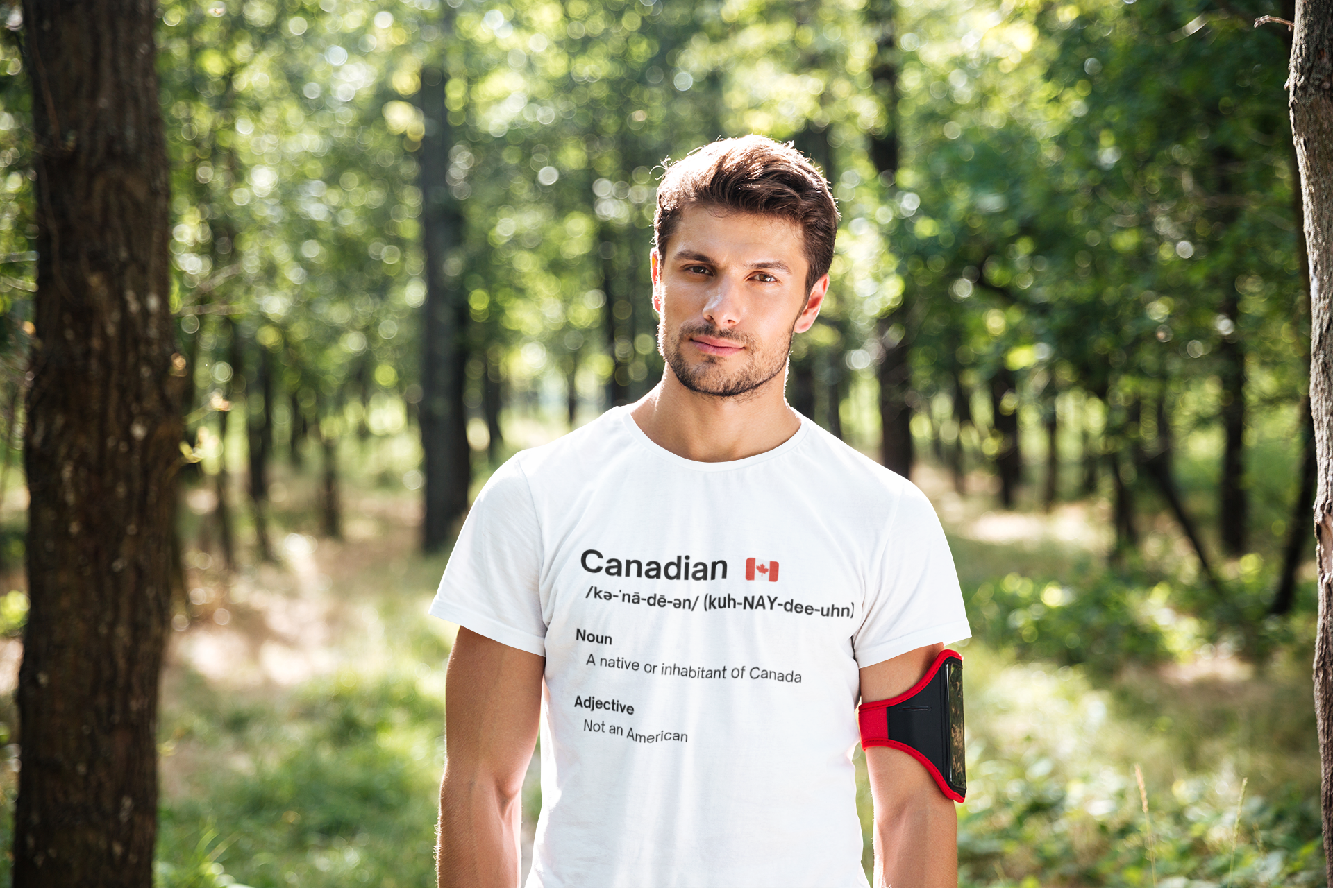 Canadian - Not American Unisex Crewneck T-shirt - Rowantree Clothing  