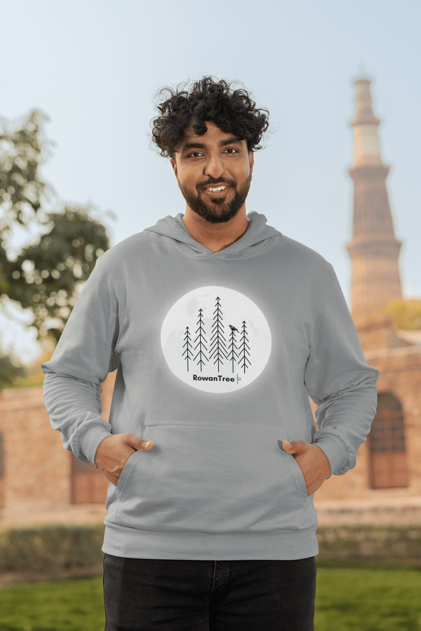 Crowing in the Moon Unisex Hoodie - Rowantree Clothing