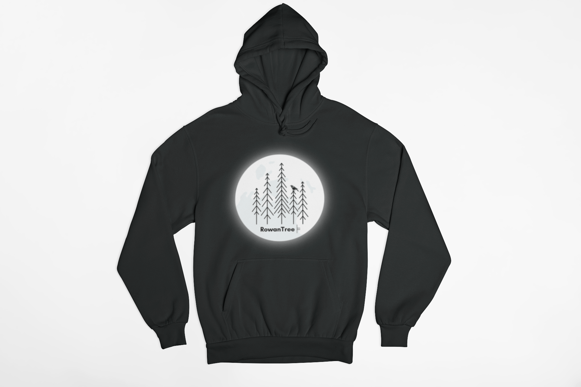 Crowing in the Moon Unisex Hoodie - Rowantree Clothing