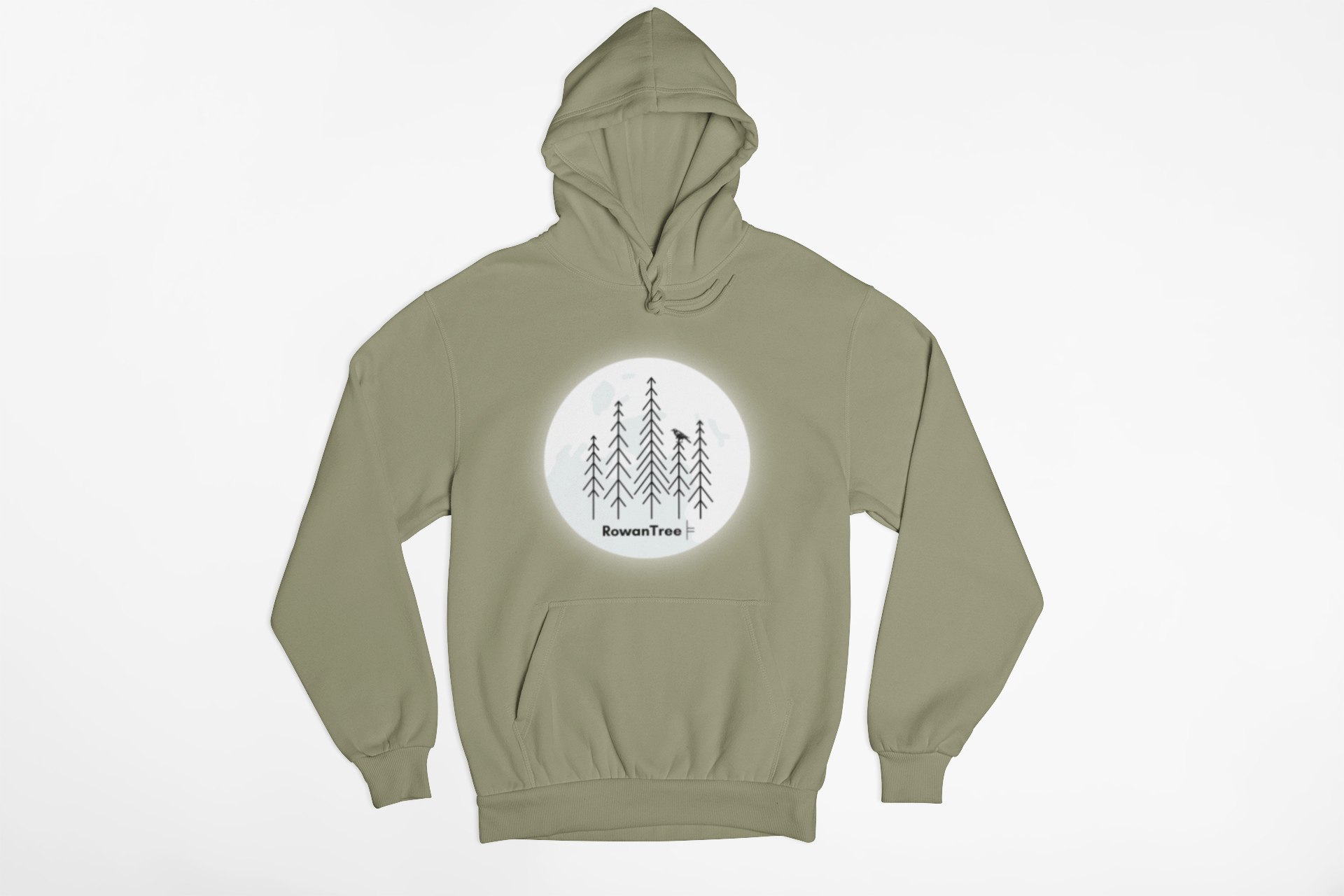 Crowing in the Moon Unisex Hoodie - Rowantree Clothing