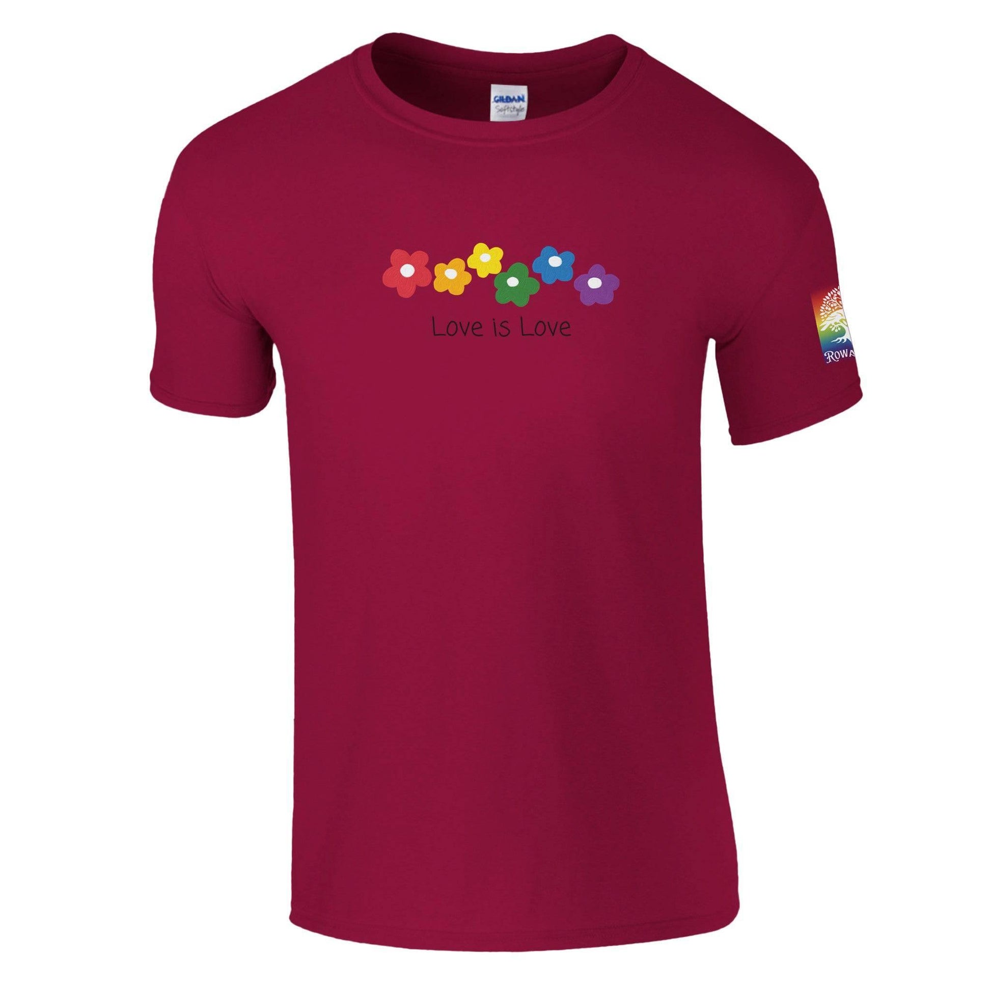 Love is Love Classic Unisex Crewneck T-shirt | Gildan® 64000 White - Rowantree Clothing