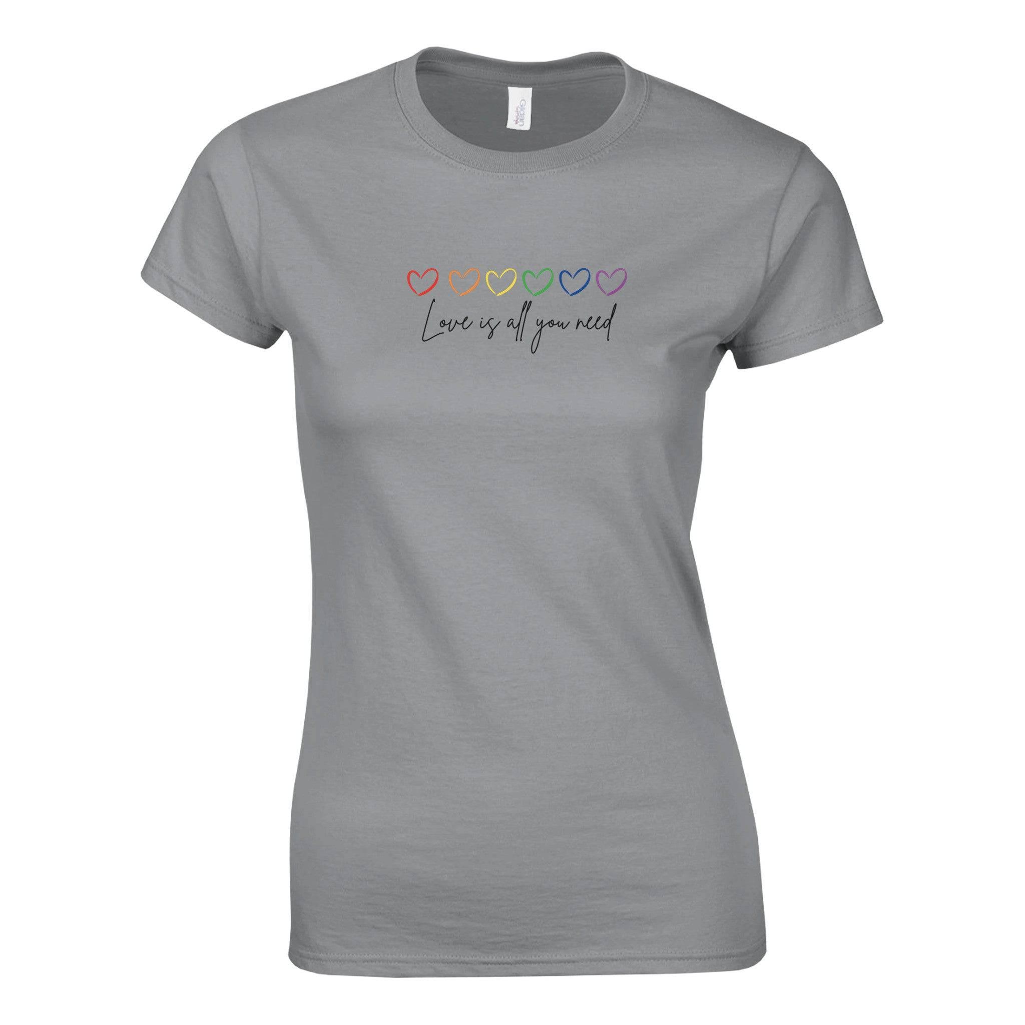 Love is all you Need! Classic Womens Crewneck T-shirt | Gildan® 64000L - Rowantree Clothing