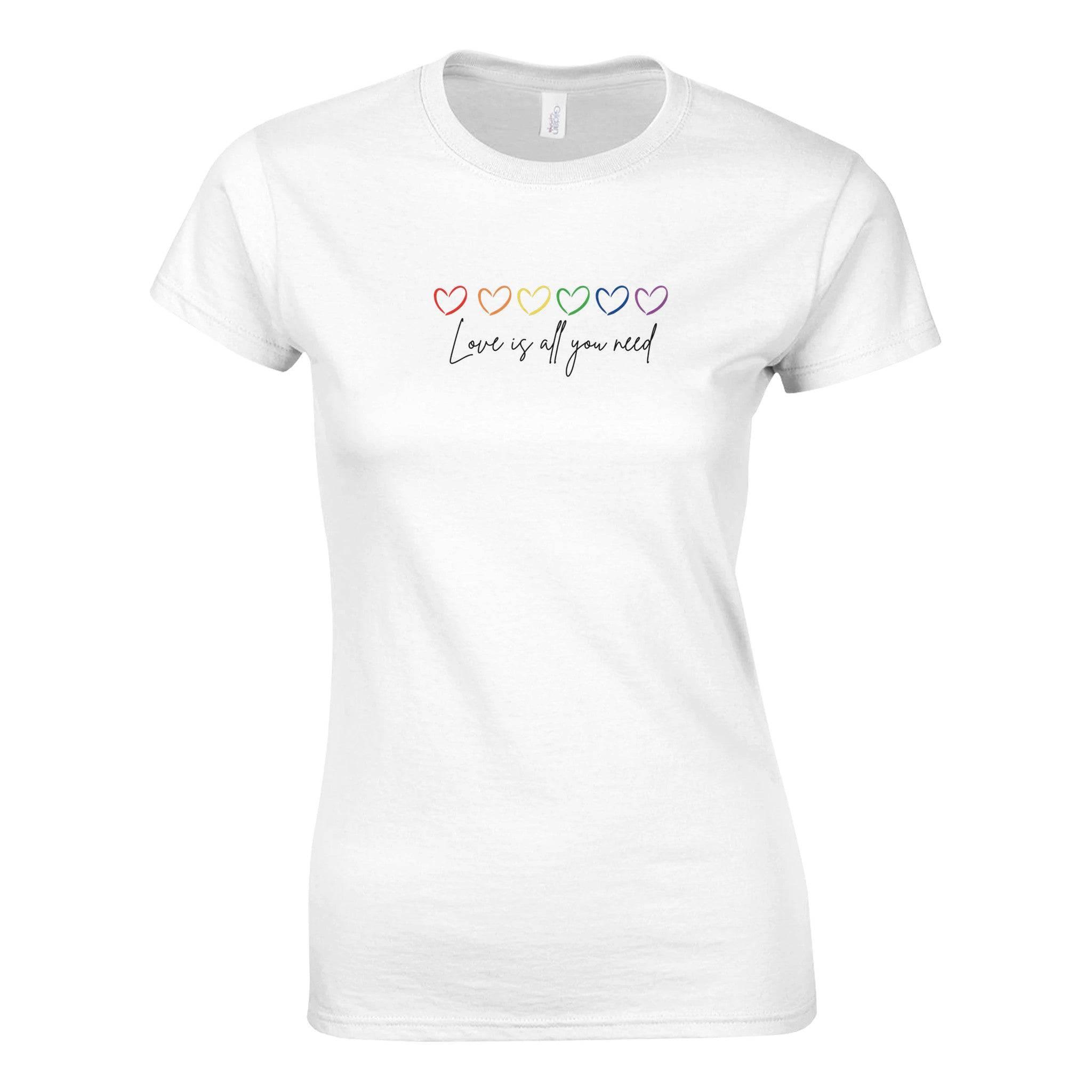 Love is all you Need! Classic Womens Crewneck T-shirt | Gildan® 64000L - Rowantree Clothing