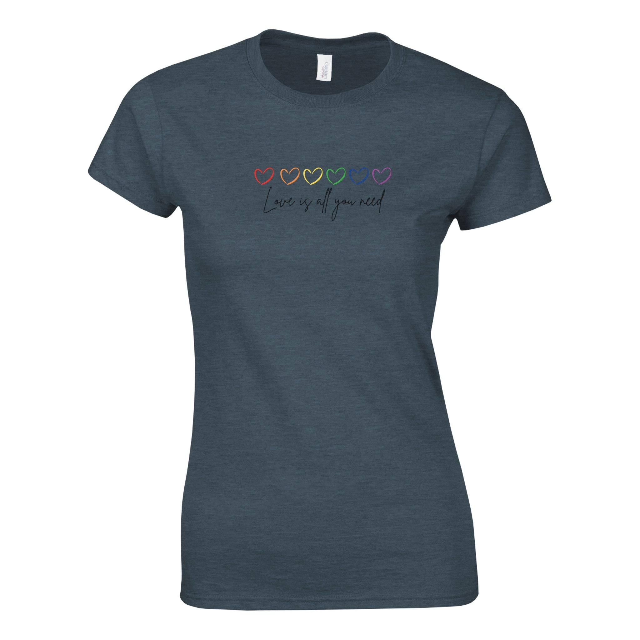Love is all you Need! Classic Womens Crewneck T-shirt | Gildan® 64000L - Rowantree Clothing