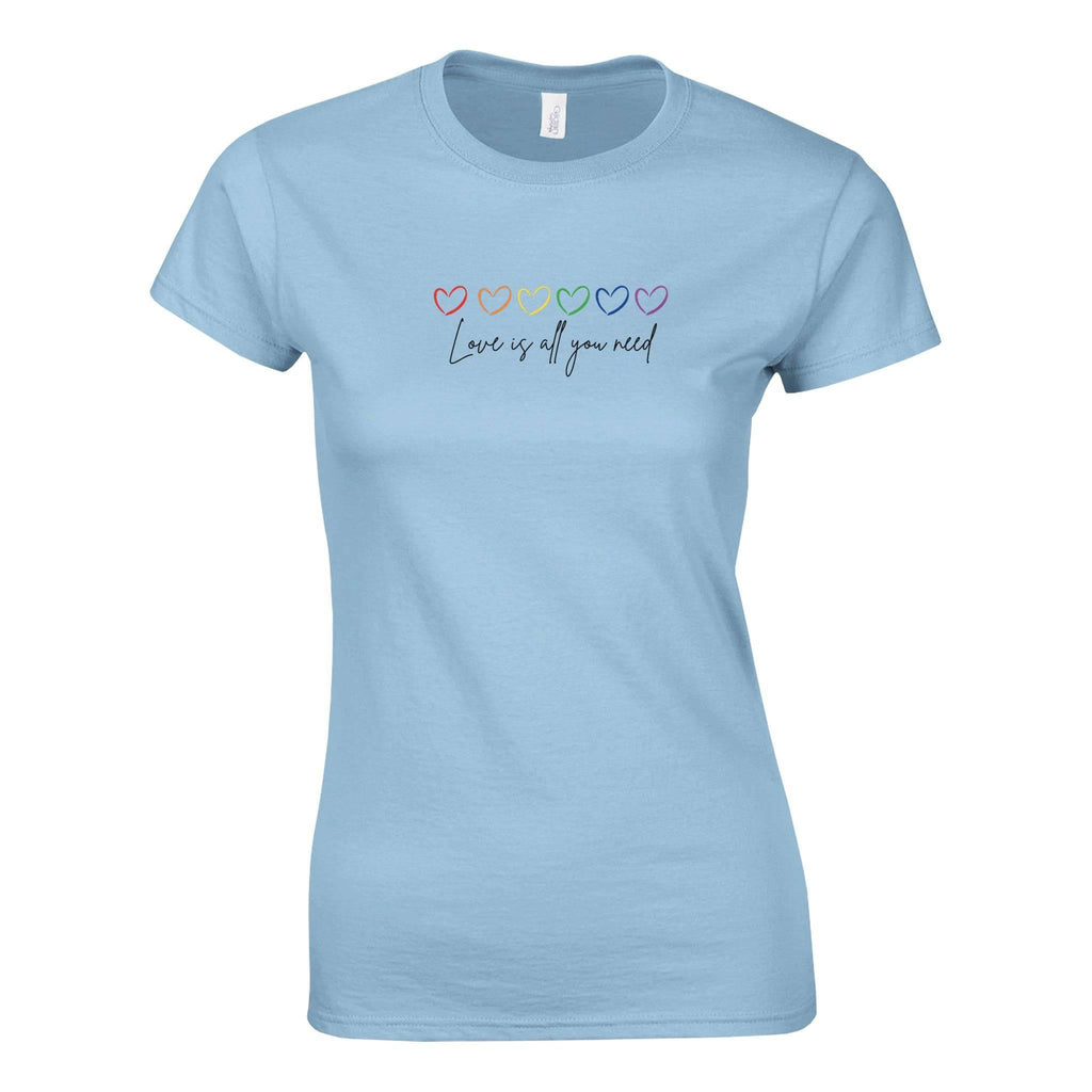 Love is all you Need! Classic Womens Crewneck T-shirt | Gildan® 64000L - Rowantree Clothing