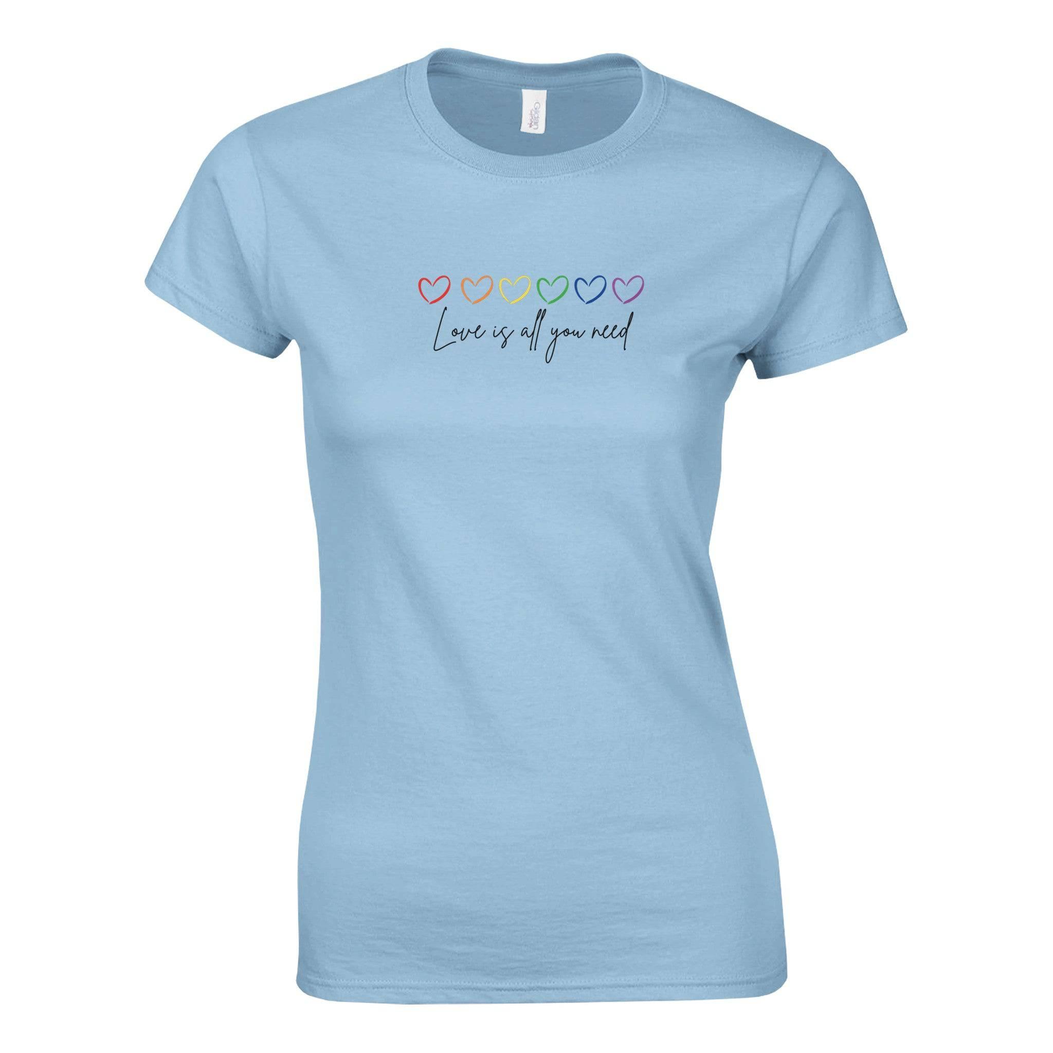 Love is all you Need! Classic Womens Crewneck T-shirt | Gildan® 64000L - Rowantree Clothing