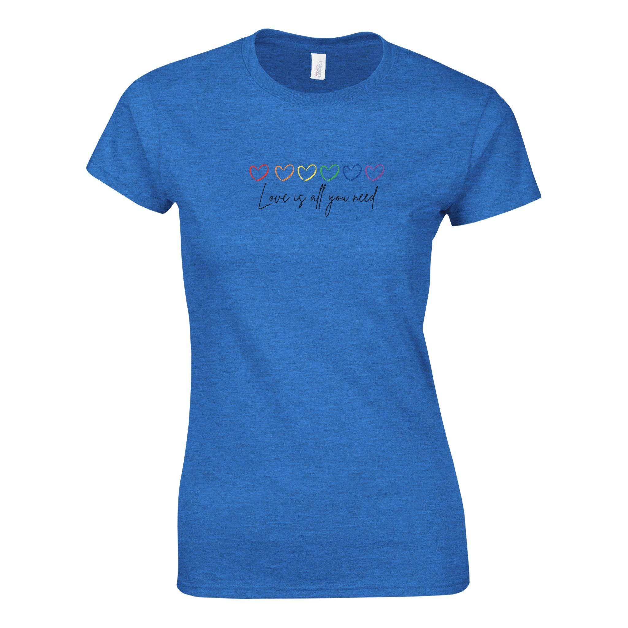 Love is all you Need! Classic Womens Crewneck T-shirt | Gildan® 64000L - Rowantree Clothing
