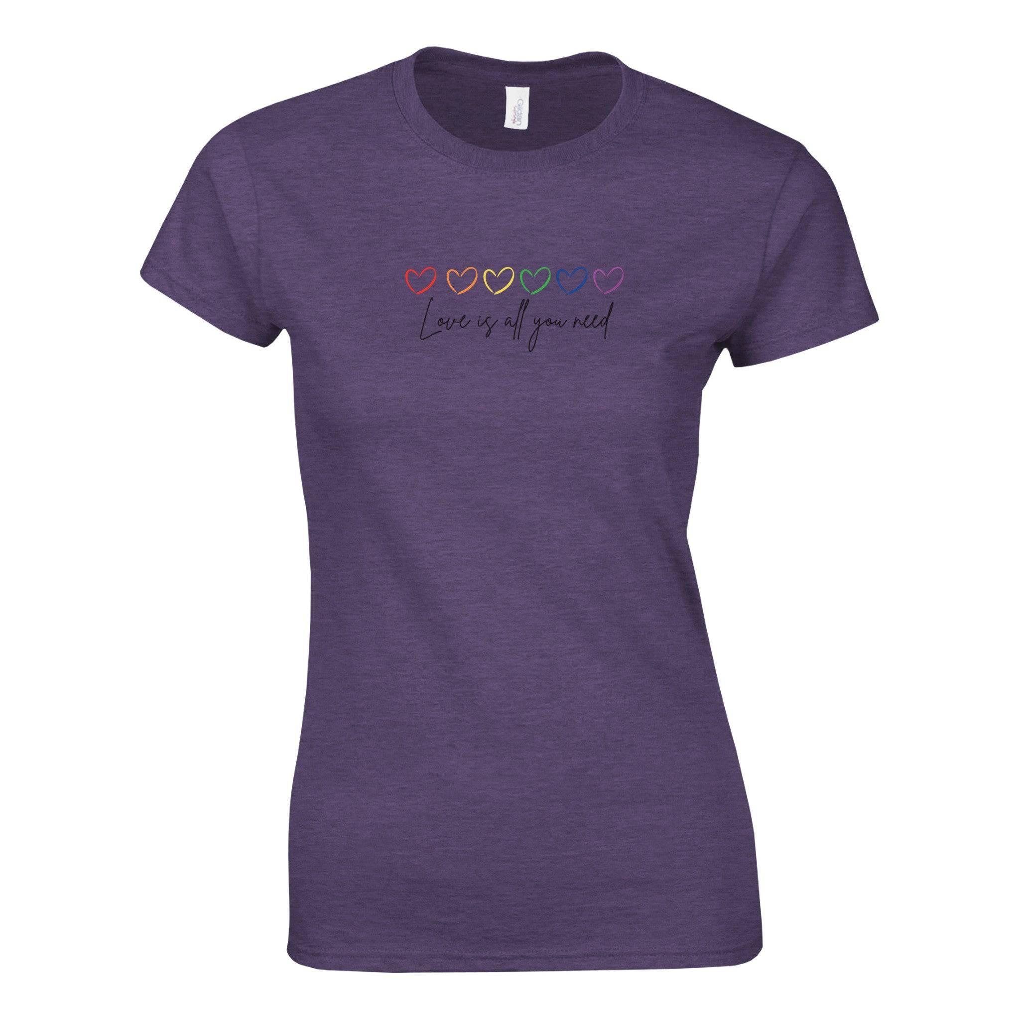 Love is all you Need! Classic Womens Crewneck T-shirt | Gildan® 64000L - Rowantree Clothing