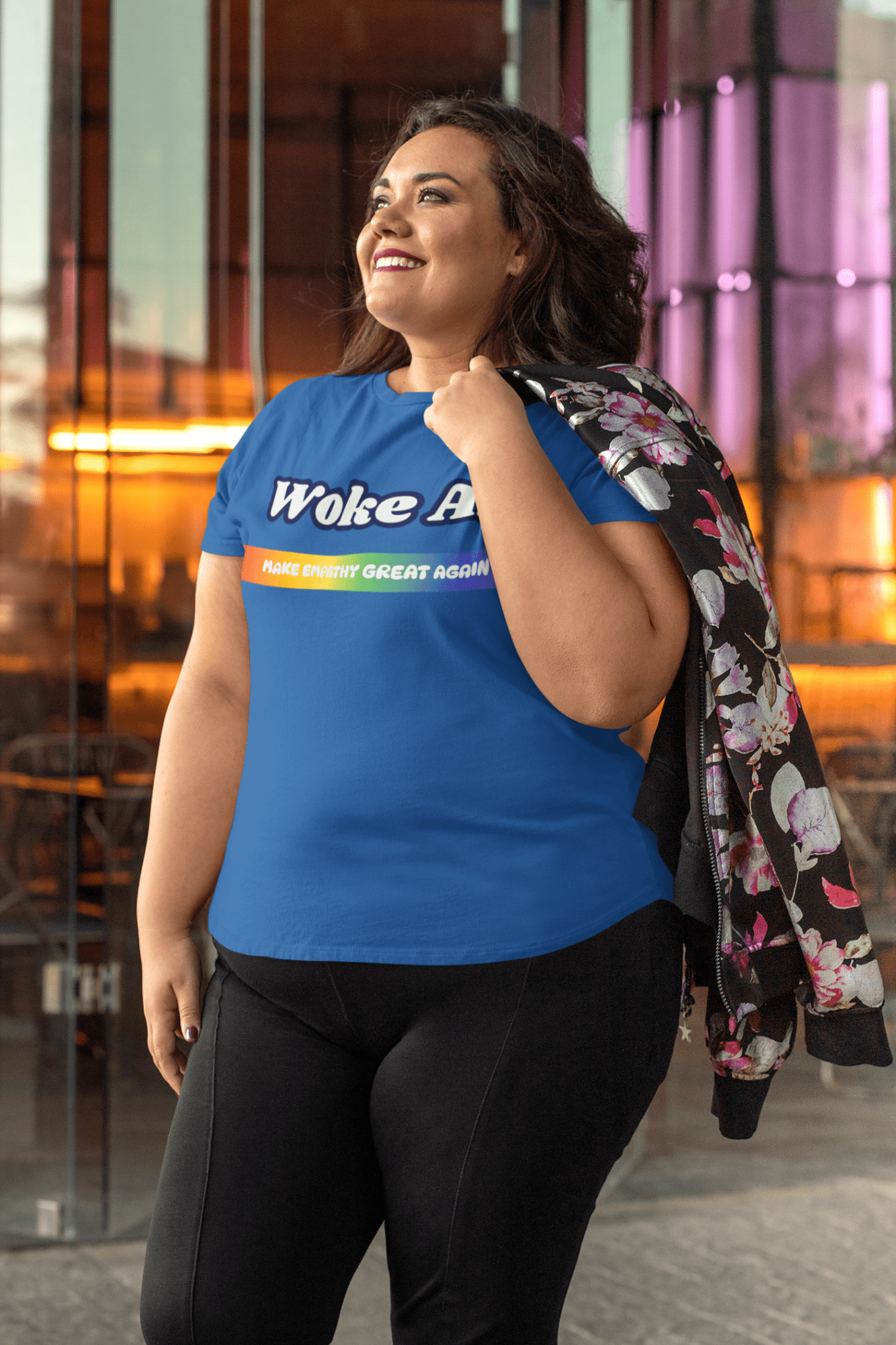 Woke AF Pride Unisex T-shirt|Rowantree - Rowantree Clothing