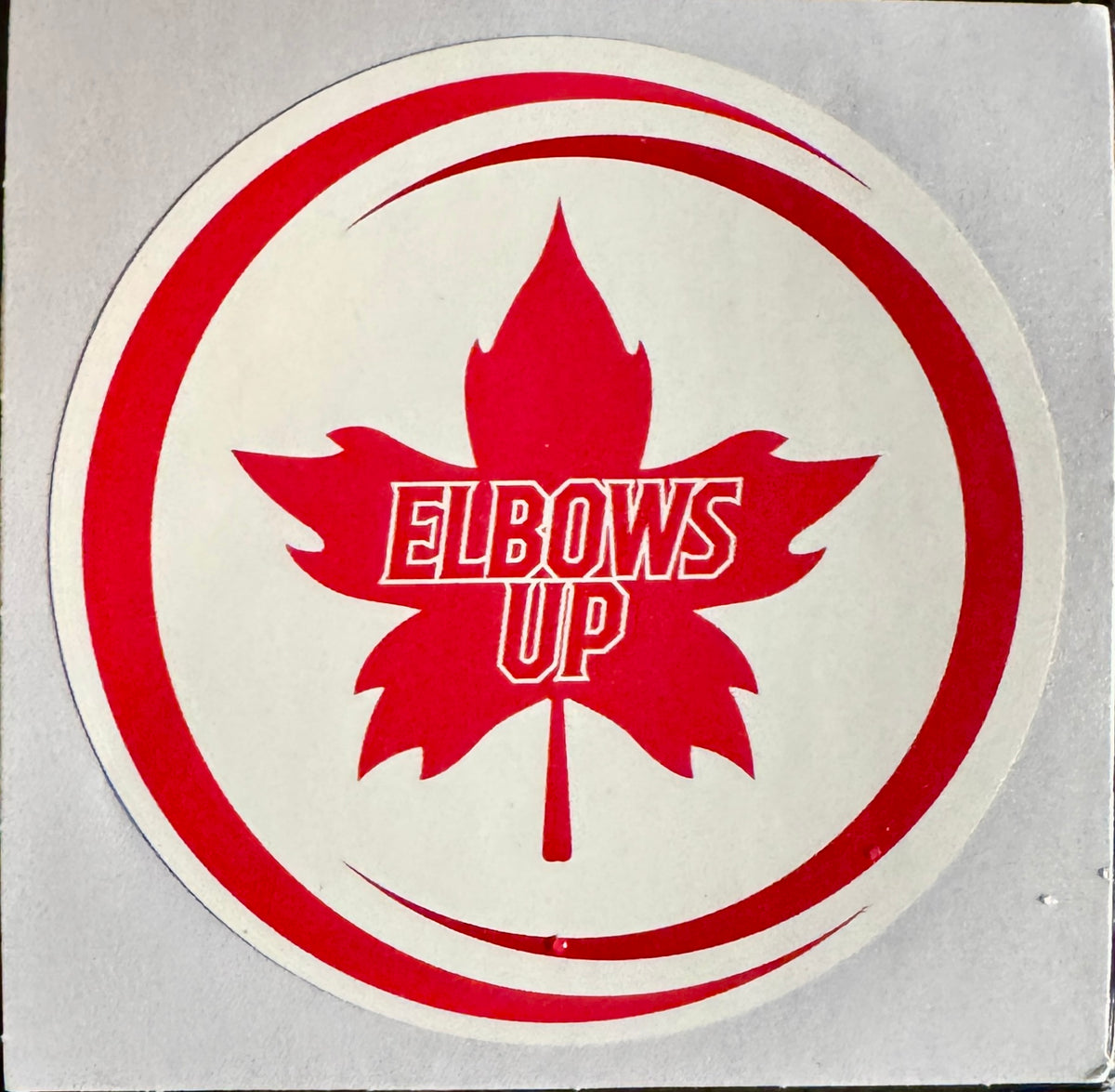 Elbows Up Maple Leaf