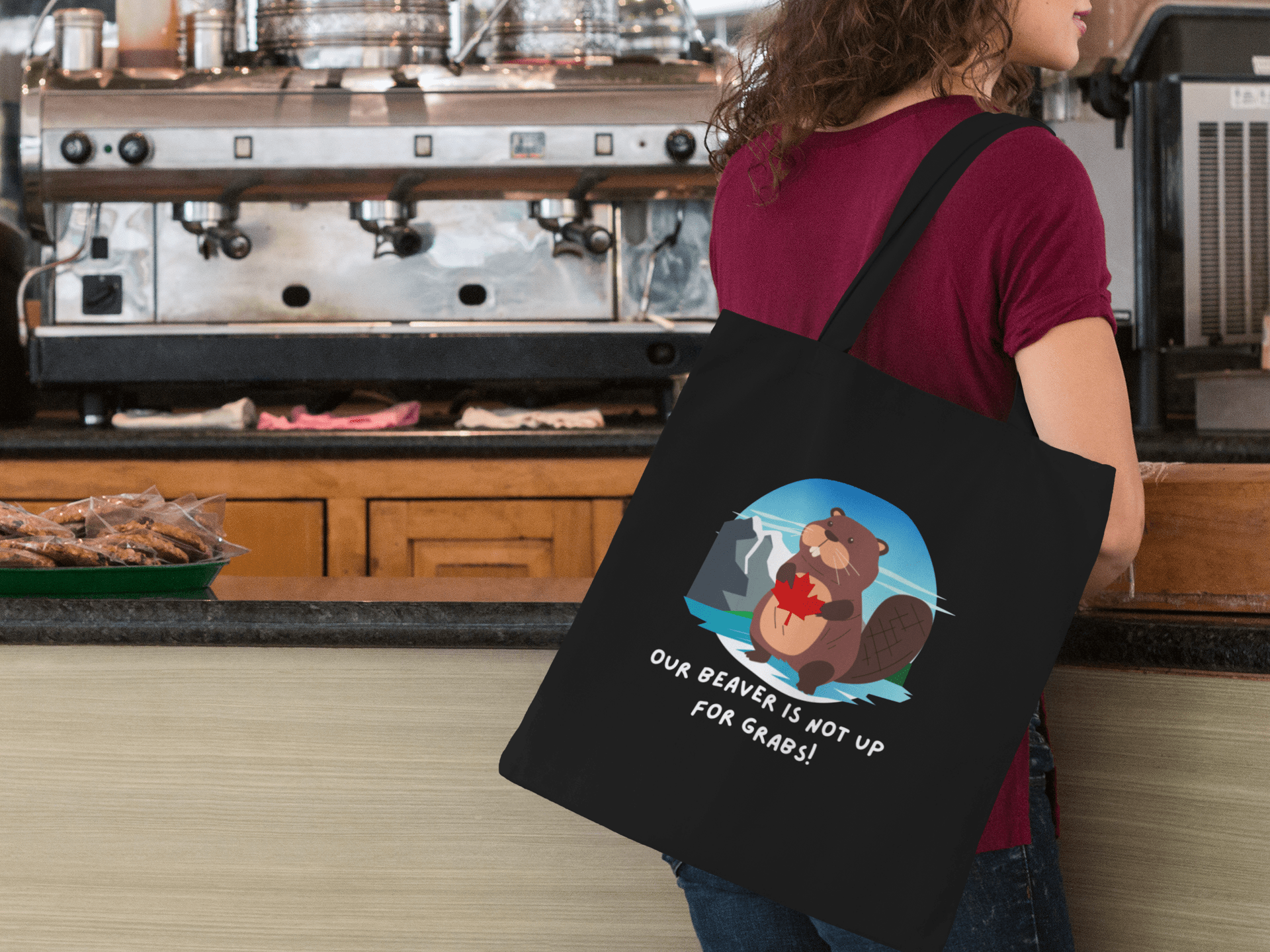 Our Beaver is Not Up For Grabs Canvas Tote - Rowantree Clothing