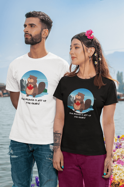 "Our Beaver is Not up for Grabs" Classic Unisex Crewneck T-shirt - Rowantree Clothing