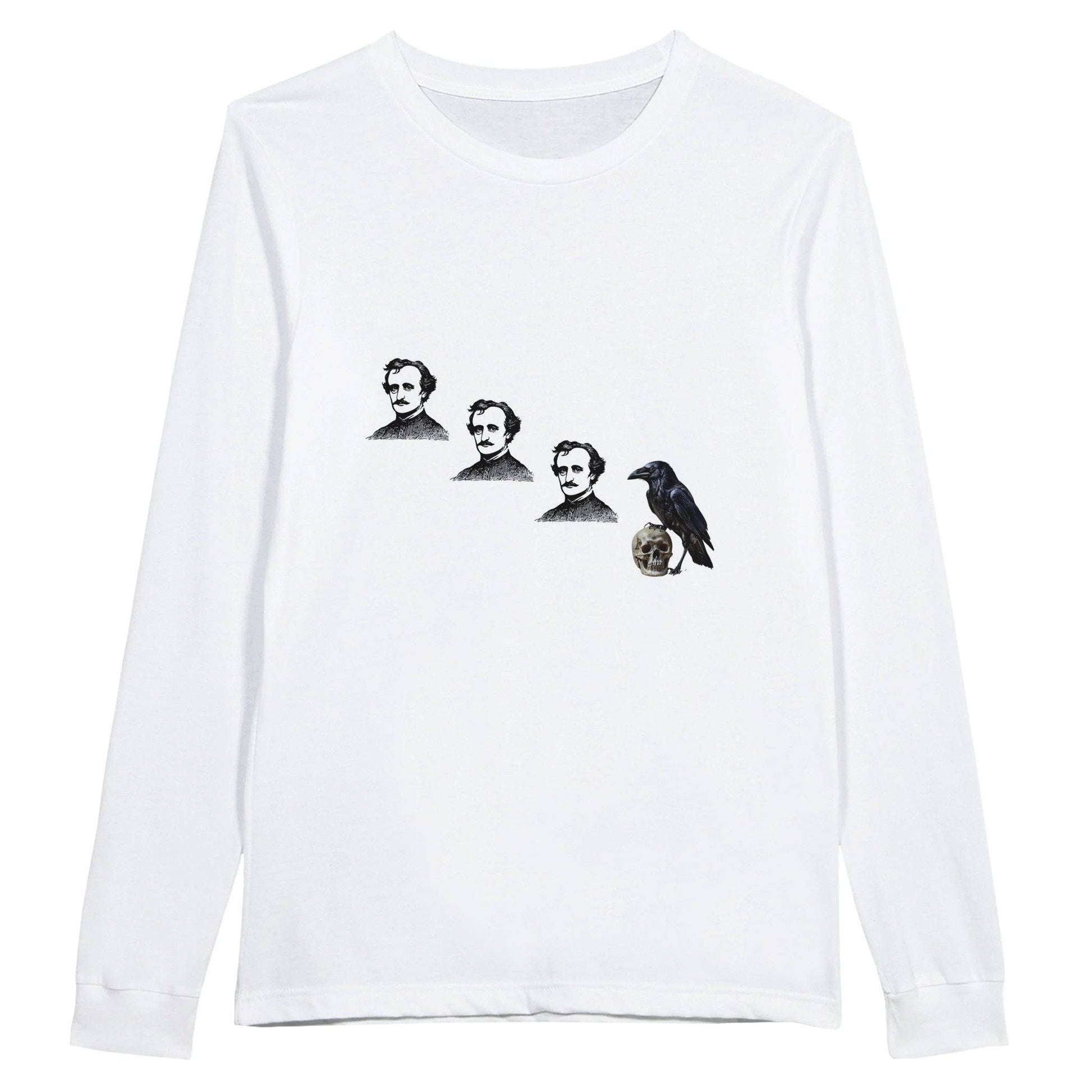 Poe, Poe, Poe, Crow Premium Unisex Longsleeve T-shirt - Rowantree Clothing