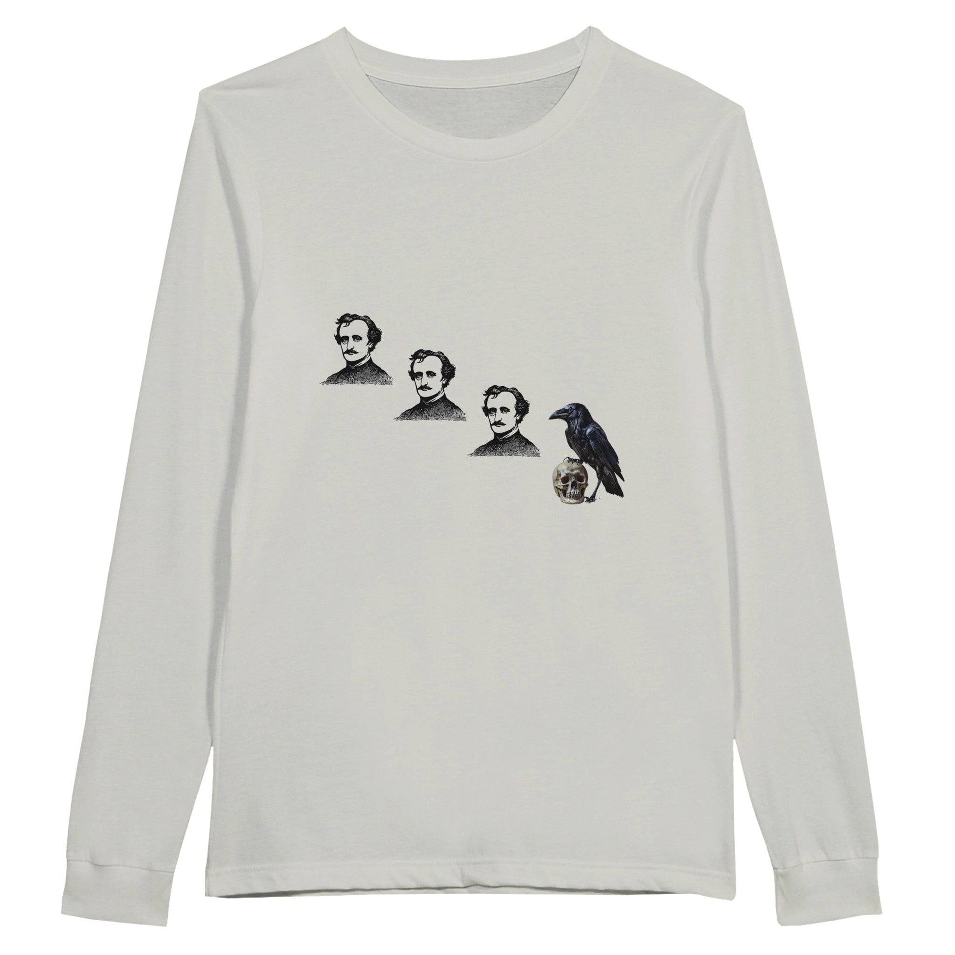 Poe, Poe, Poe, Crow Premium Unisex Longsleeve T-shirt - Rowantree Clothing