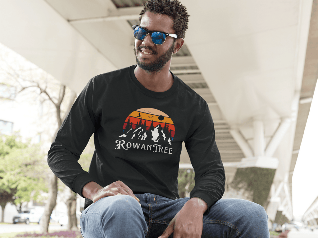 Rowantree Mountains Classic Unisex Longsleeve T - Rowantree Clothing